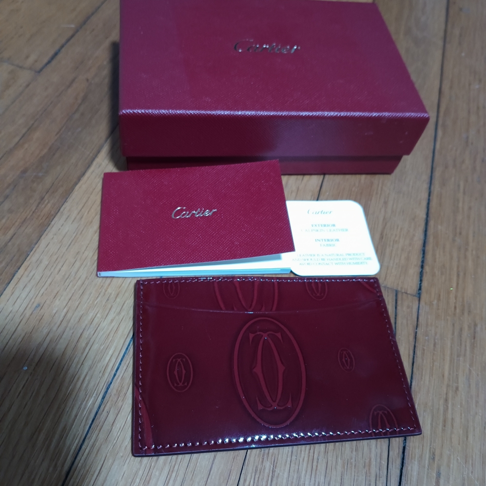 Cartier Deep Red Card Holder